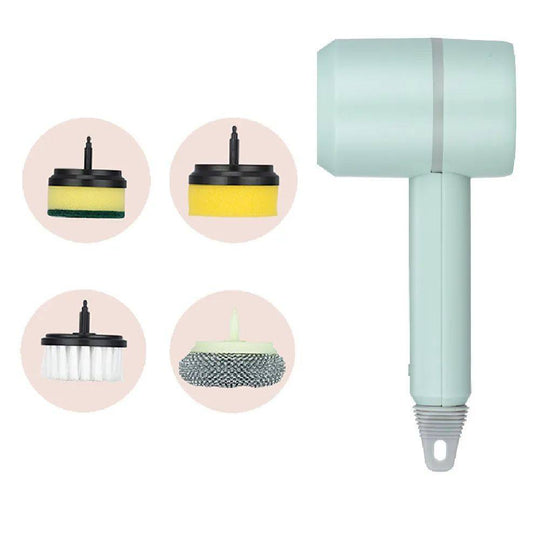 Household electric rotating cleaning brush green option