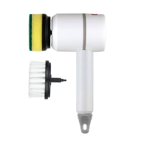 Household electric rotating cleaning brush white device