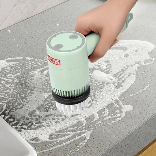  Household electric rotating cleaning brush stove top
