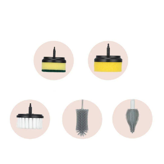 Household electric rotating cleaning brush head replacements