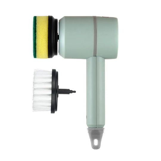Household electric rotating cleaning brush green device