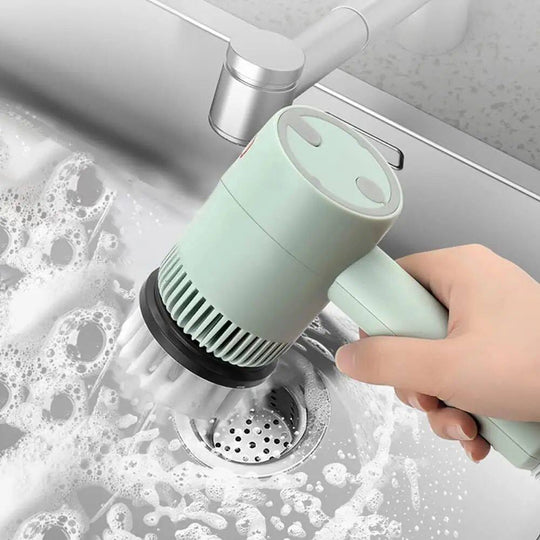 Household electric rotating cleaning brush bathroom sink