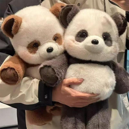 Panda plush toy double pack soft stuffed animals