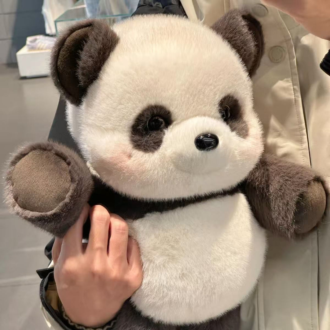 Cuddly panda plush toy gift idea