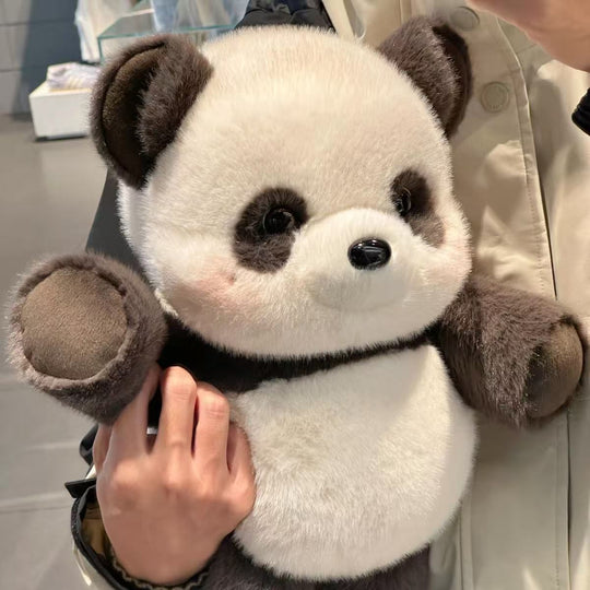 Cuddly panda plush toy gift idea