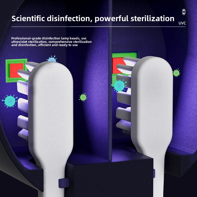 Smart UV toothbrush sanitizer UV-C light sterilization