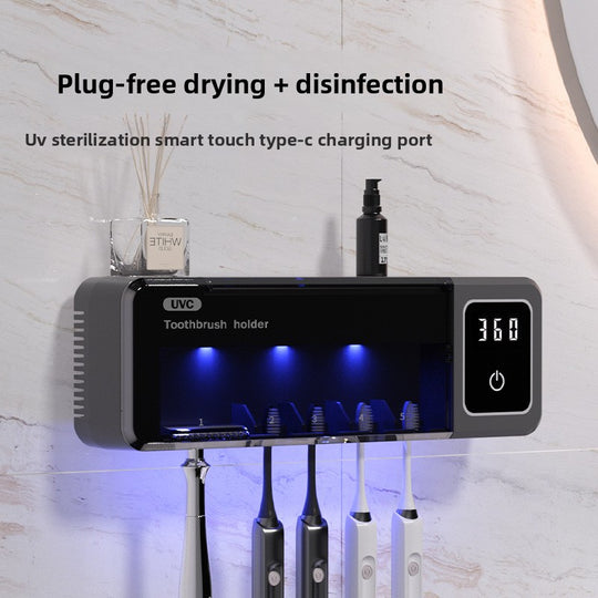 Smart UV toothbrush sanitizer 2 drying function active⁠